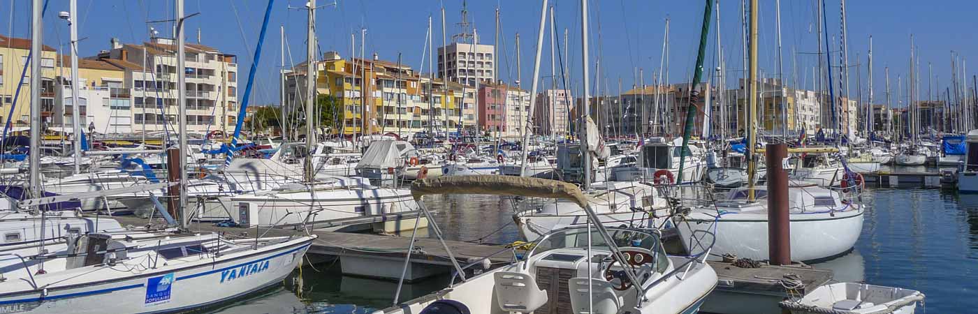 location appartement vue port cap d'agde